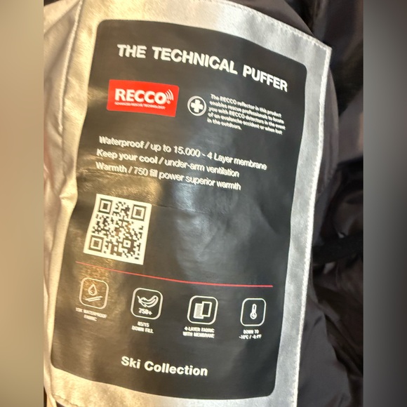 Zara silver ski jacket - Picture 4 of 6